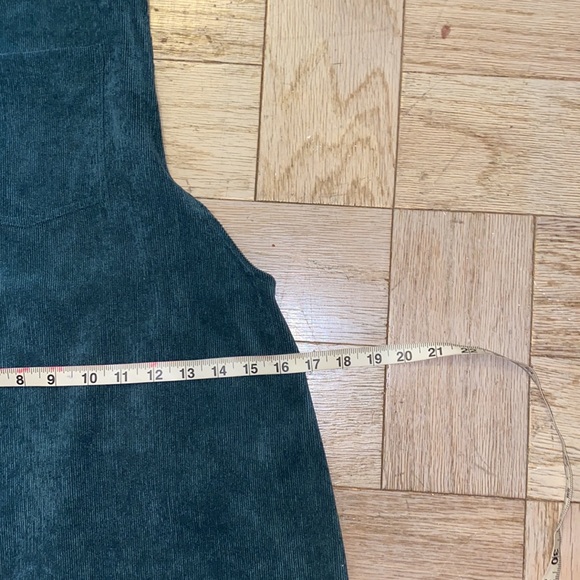 Green Corduroy Overall Dress. XS - Picture 8 of 11
